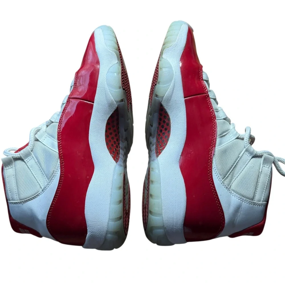Air Jordan 11 Shoes Retro Cherry White Varsity Red CT8012-116 Mens Size 9.5 - Picture 4 of 7